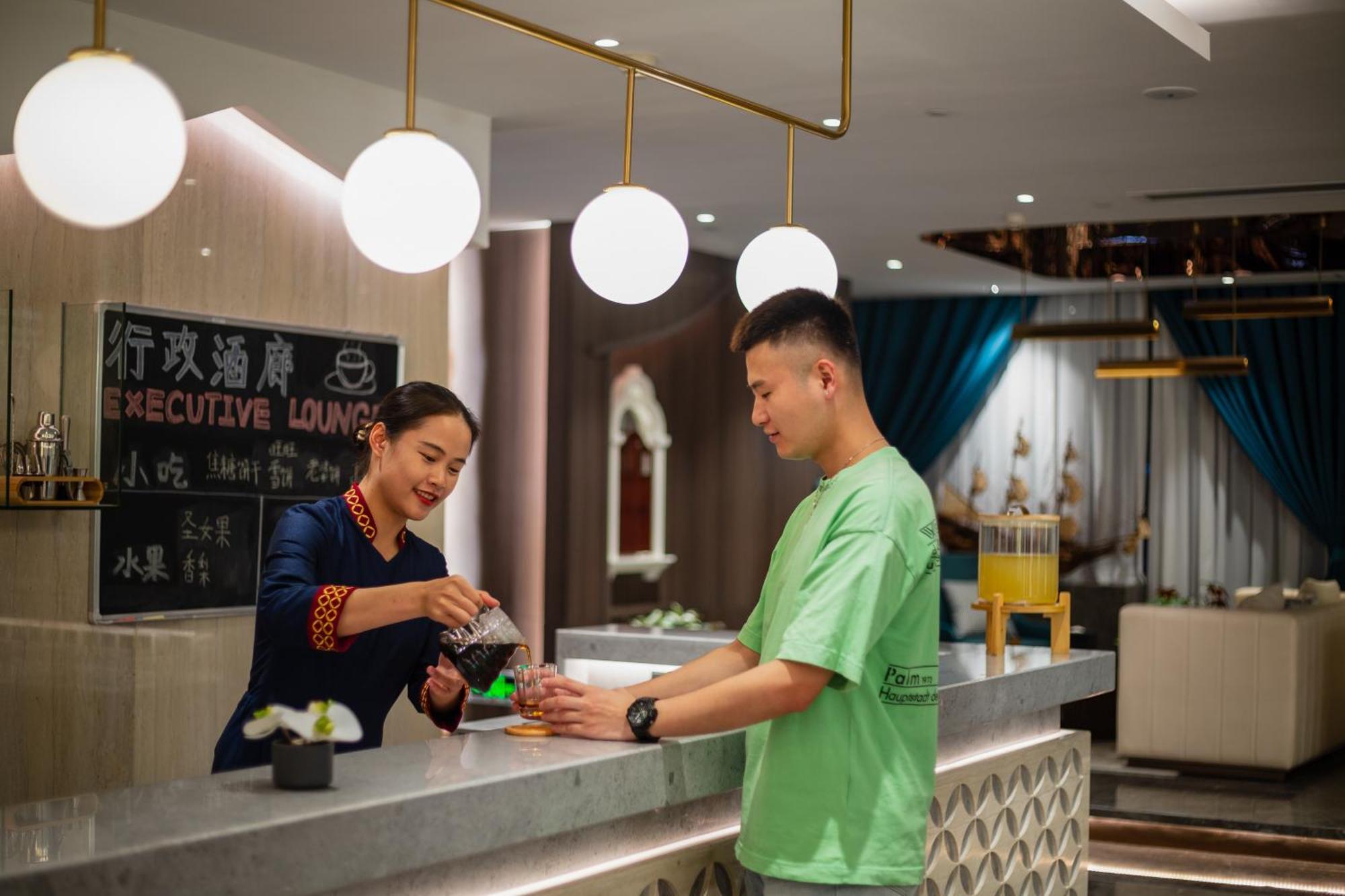 Guangzhou Wogo Yuanbao Hotel-Zhujiang New Town-Free Canton Fair Shuttle Bus & Overseas Buyer Registration Services Exteriör bild