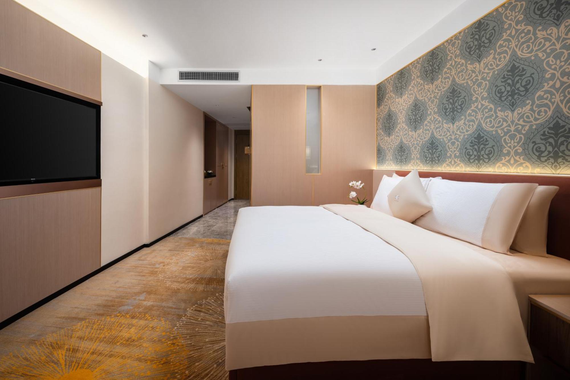 Guangzhou Wogo Yuanbao Hotel-Zhujiang New Town-Free Canton Fair Shuttle Bus & Overseas Buyer Registration Services Exteriör bild